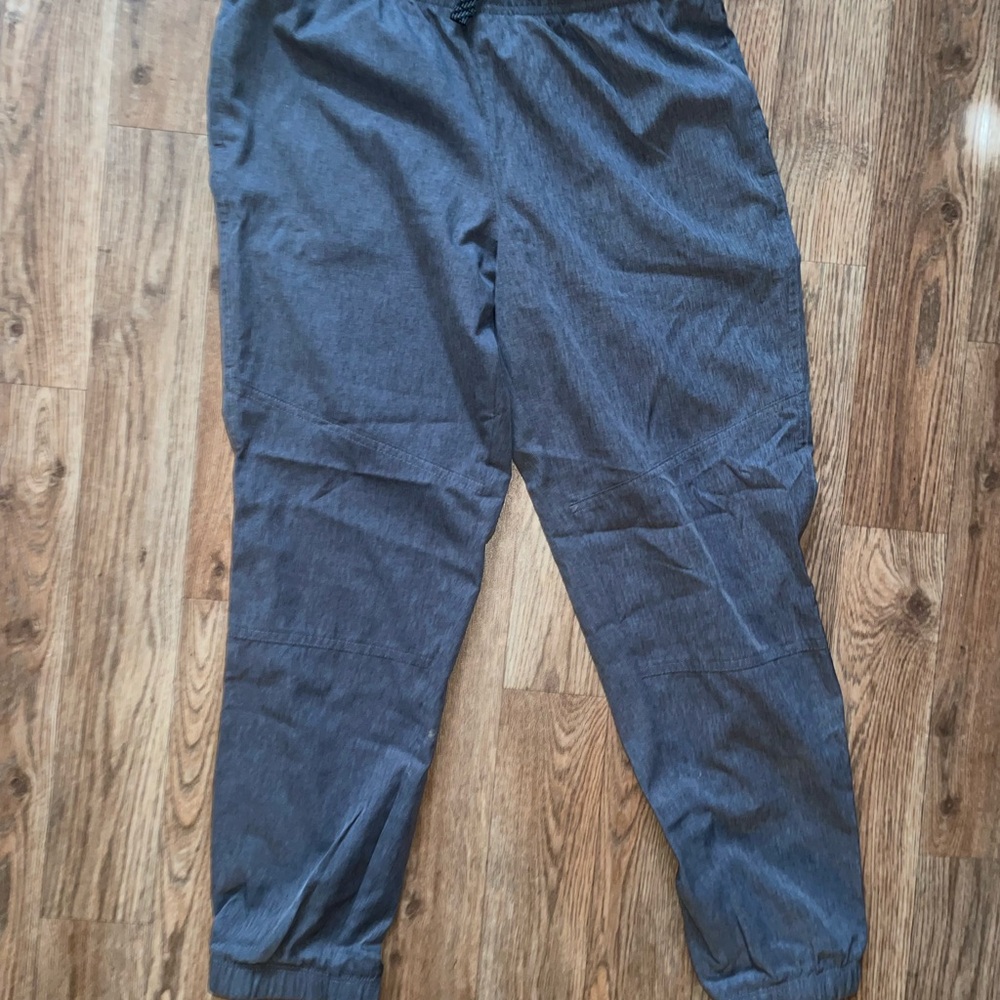 Athletic Charcoal Gray Jogger Windbreaker.
